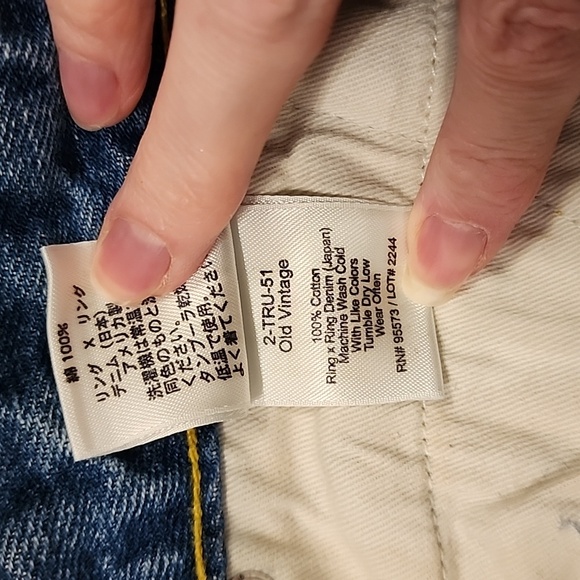 Vintage Y2K Paper Denim Bootcut Jeans sz 27 - Picture 7 of 7